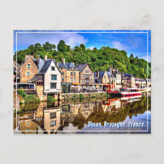 Postale Dinan, Côtes-d'Armor, Bretagne. France. Carte post
