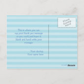 Postale dinosaure de garçon mignon cool merci carte postal (Dos)