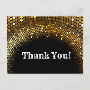 Postale discothèque, parties scintillant, danse, carte de 