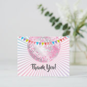 Postale discothèque, parties scintillant, danse, carte de  (Debout devant)