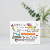 Postale Distance Learning Student Encouragement Carte post (Debout devant)