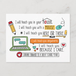 Postale Distance Learning Student Encouragement Carte post