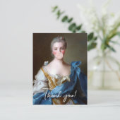 Postale Diva de bubble gum soufflant du bubble gum Carte d (Debout devant)