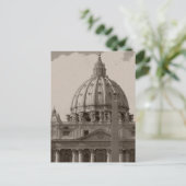 Postale Dôme de la basilique Saint-Pierre Rome Carte posta (Debout devant)