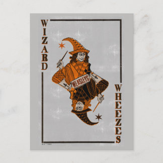 Postale Dos de carte des Weasley