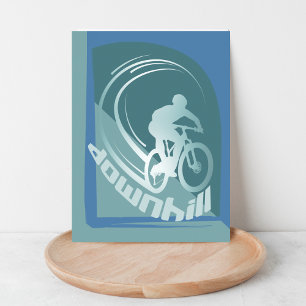 Postale Downhill Mountainbike MTB Mountain bike Carte post