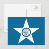 Postale Drapeau de la ville de Houston, Texas Carte postal (Devant / Derrière)