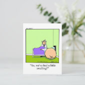 Postale Drôle Un Peu De Gonflement Obtenir Bonne Carte Pos (Debout devant)