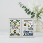 Postale Dubnic Présente la Carte à Collectionner de Dubniu (Debout devant)