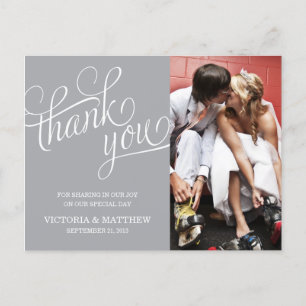 POSTALE ÉCLAIRÉ   CARTE POST MERCI MARIAGE