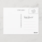 POSTALE ÉCLAIRÉ | CARTE POST MERCI MARIAGE (Dos)