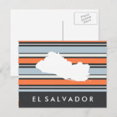 Postale El Salvador Carte : Les nouvelles formes (Devant / Derrière)