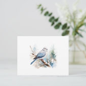 Postale Elégant Carte de remerciements funéraire de la col (Debout devant)