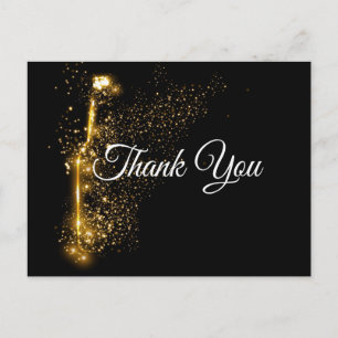 Postale Élégant thème du vin carte de remerciements