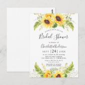 Postale Elégante carte de Fête des mariées Eucalyptus tour (Devant / Derrière)