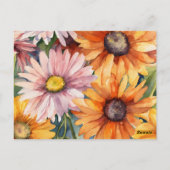 Postale Elégante carte de Noël artisanale (Dos)