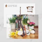 Postale Elfe de maïs peinture oeufs de Pâques Carte postal (Devant / Derrière)