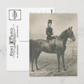 Postale Empress Elisabeth d'Autriche sidesaddle Carte post (Devant / Derrière)