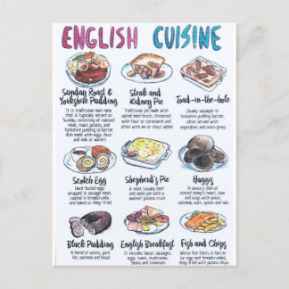 Postale English Card Briefkaart