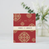 Postale ENREGISTRER LA CARTE DATE :: charm 9 (Debout devant)