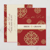 Postale ENREGISTRER LA CARTE DATE :: charm 9 (Devant / Derrière)