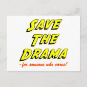 Postale Enregistrer la carte Drama Breakup (Devant)
