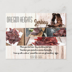 Postale Entreprise Publicité Carte Boots Pays Rustique Nou