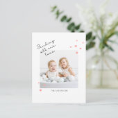 Postale Envoyer l'amour Valentine's Day Photo Carte postal (Debout devant)