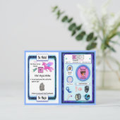 Postale Erbie - Erbium Horn Carte de jeu Unicorn (Debout devant)