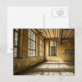 Postale Espace abandonné avec grande carte Windows Post (Devant / Derrière)