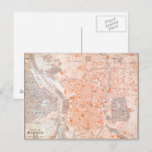 Postale Espagne : Carte de Madrid, C1920 (Devant / Derrière)