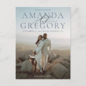 Postale Et Script Photo Élégant Enregistrer La Carte Posta (Devant)