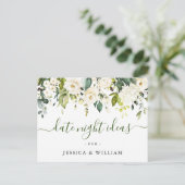 Postale Eucalyptus Fête des mariées Date Carte d'Idée de n (Debout devant)