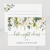 Postale Eucalyptus Fête des mariées Date Carte d'Idée de n (Devant / Derrière)