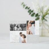 POSTALE FAIRE-PART BOÎTES EN MARBRE ENREGISTRER LA CARTE DE DATE (Debout devant)