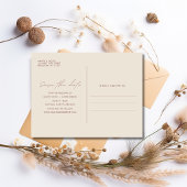 Postale Faire-part Budget Boho Photo Mariage Carte de Save the Date