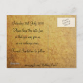 Postale Faire-part Cadre photo Cathédrale Carte de rappel de date (Dos)