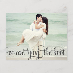 Postale Faire-part Calligraphie Whimsical Enregistrer la date Carte p