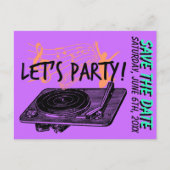 Postale Faire-part Carte d'annonce de fête surprise pour 60 ans (Devant)