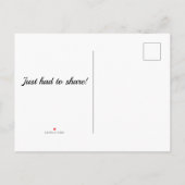 Postale Faire-part Carte d'annonce de grossesse pittoresque (Dos)