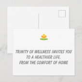 Postale Faire-part Carte de bien-être (Devant / Derrière)