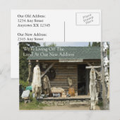 Postale Faire-part Carte de Changement d'Adresse #21 (Devant / Derrière)