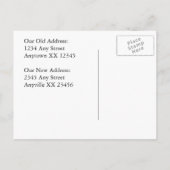 Postale Faire-part Carte de changement d'adresse amusante - Camper lo (Dos)