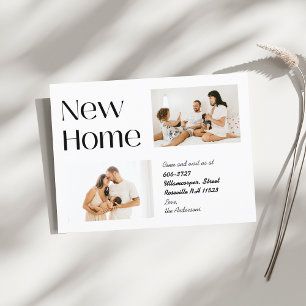 Postale Faire-part Carte de déménagement pour une nouvelle maison ave