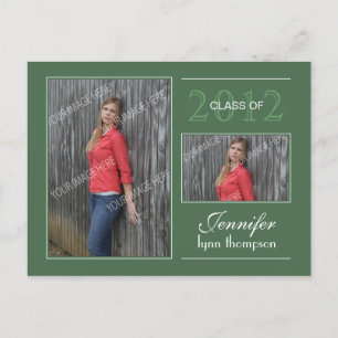 Postale Faire-part Carte de maison ouverte de remise de diplômes