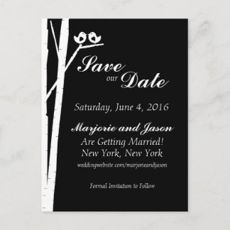 Postale Faire-part Carte de mariage à conserver pour la date Cerisier