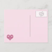 Postale Faire-part carte de naissance bébé (Dos)