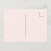 Postale Faire-part Carte de naissance bébé fille à annoncer (Dos)