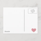 Postale Faire-part Carte de naissance de fille (Dos)