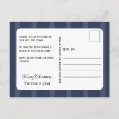 Postale Faire-part Carte de Noël (Dos)